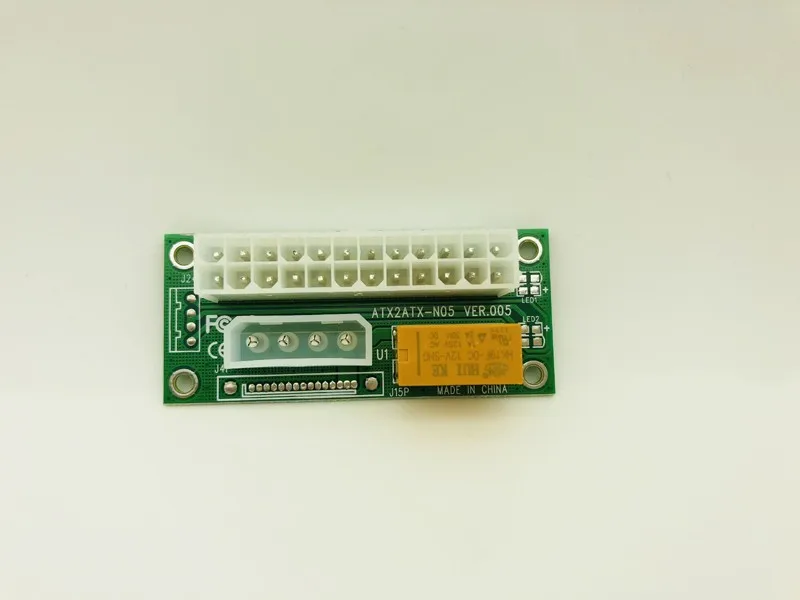 Адаптер питания Add2psu VER004 ATX 24Pin к Molex 4Pin двойной блок синхронизация стартера