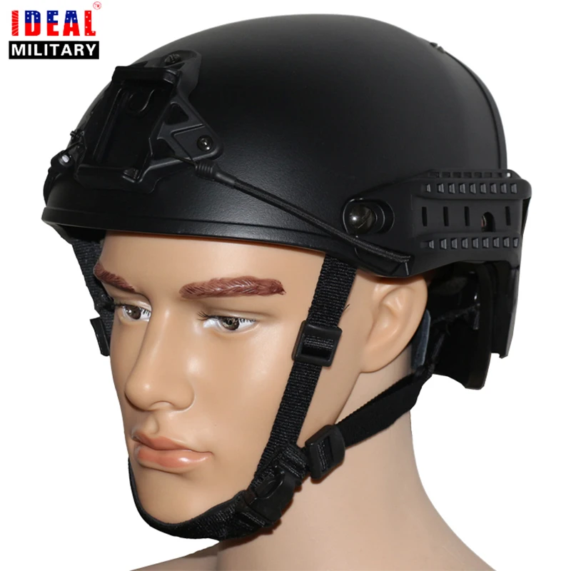 JJW Black NIJ level IIIA 3A Air Frame 100% Aramid Bulletproof Airframe Helmet With Ballistic Test Report 5 Years Warranty | Спорт и
