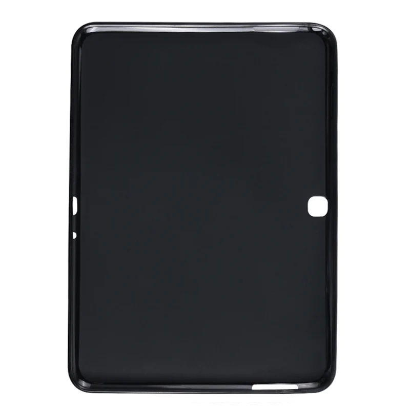 AXD TAB4 10,1 дюйма силиконовый чехол-Обложка для планшета для Samsung Galaxy Tab 4 10,1 ''T530 T531 T535 SM-T530 противоударный чехол-бампер - Цвет: black