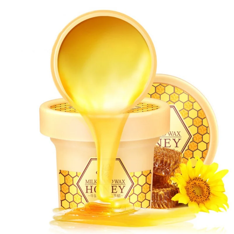 

Beauty Milk Honey Paraffin Wax Hand Mask Hand Care Moisturizing Whitening Skin Care Exfoliating Calluses Hand Film Hand Cream