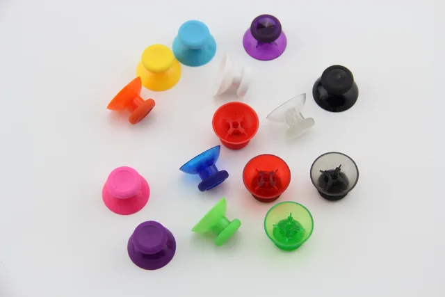 Special Price 10PCS Color 3D Analog Joystick Replacement thumb Stick grips Cap Button for Microsoft XBOX ONE Elite Slim Controller Thumbsticks