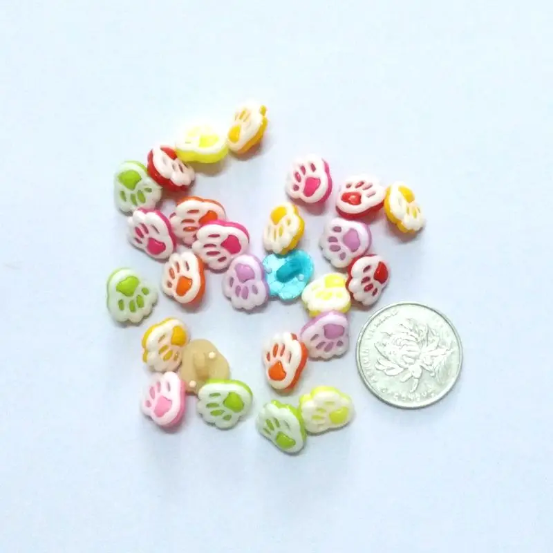

Combination Palms Pattern Plastic Buttons Clothes Accessories Children Shank Sewing Button for Craft Accessories 200pcs/lot