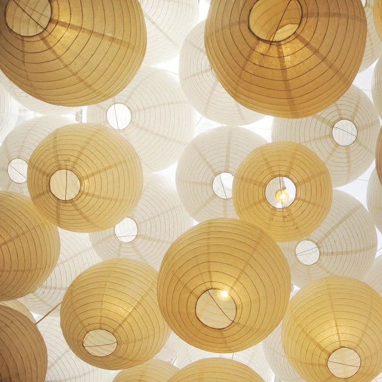 6-8-10-12-14-16 дюймов дешевые бумажные фонари желтые подвесные фонари китайская бумага с пожеланиями лампа Свадебные украшения вечерние принадлежности