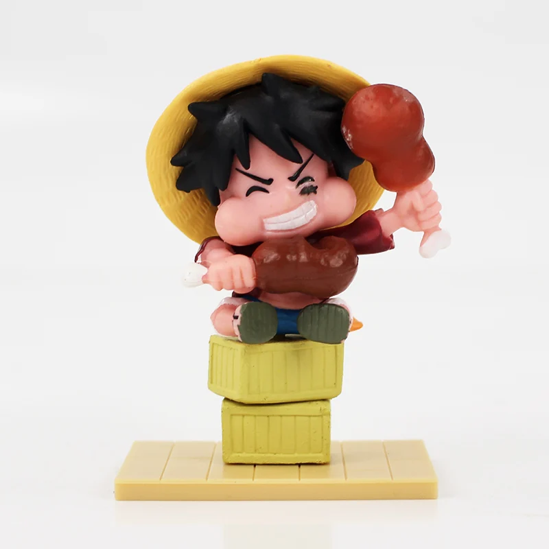 9 шт./лот Аниме One Piece фигурки Luffy Zoro Sanji Nami Robin Chopper Franky Usopp Brook модель игрушки|Игровые