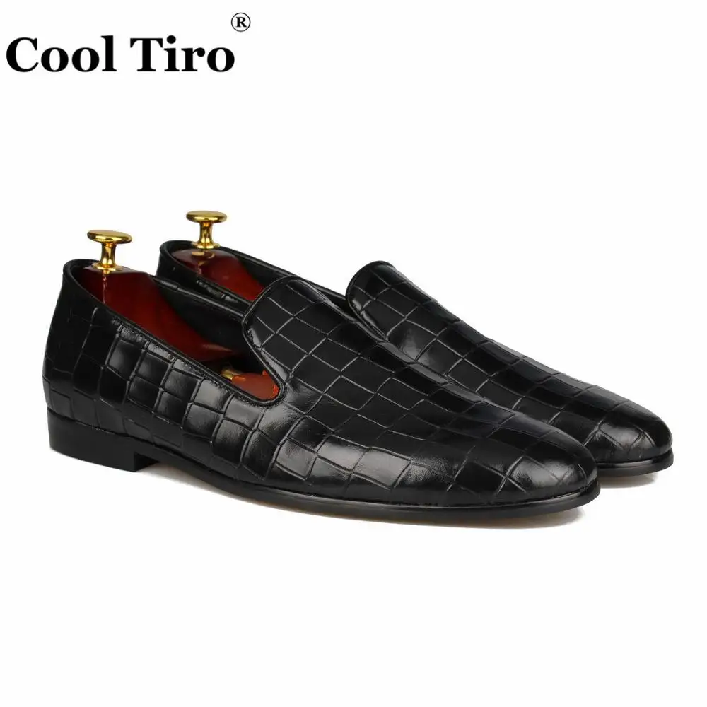 Crocodile pattern LOAFERS (2)