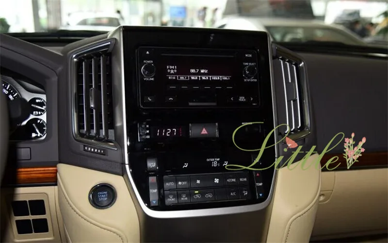 Top Tesla style Android Car GPS Navigation Car NO DVD Player For Toyota Land Cruiser 200 2016 2017 2018 car stereo unit multimedia 0