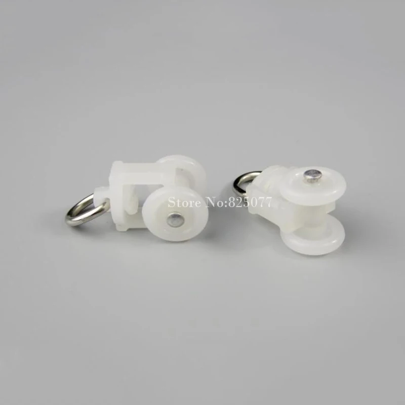 

PP Curtain accessories pulley straight rail side rail pulley track ball guide fitting round curtain rail wheel HM130