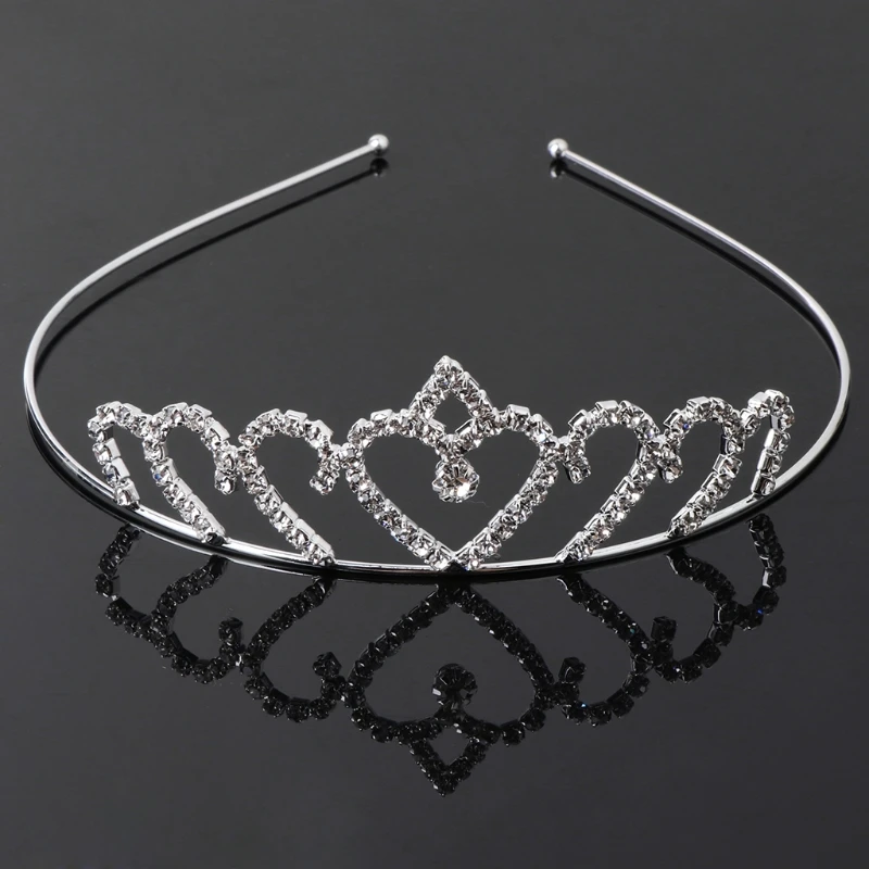 

Girls Headband Crown Hair Tiara Children Kids Rhinestone Party Princess 10 Types