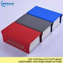 Железный корпус DIY электрическая коробка железная распределительная коробка Железный чехол для инструментов на заказ Рабочий стол высококачественный корпус 140*90*60 мм