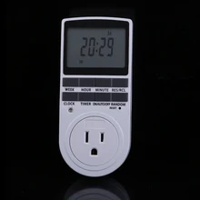New Top Quality UK/US/EU/ Plug Smart Timer Switch of 12/24 Hour LCD Digital Electronic Plug-in Timer Switch Socket
