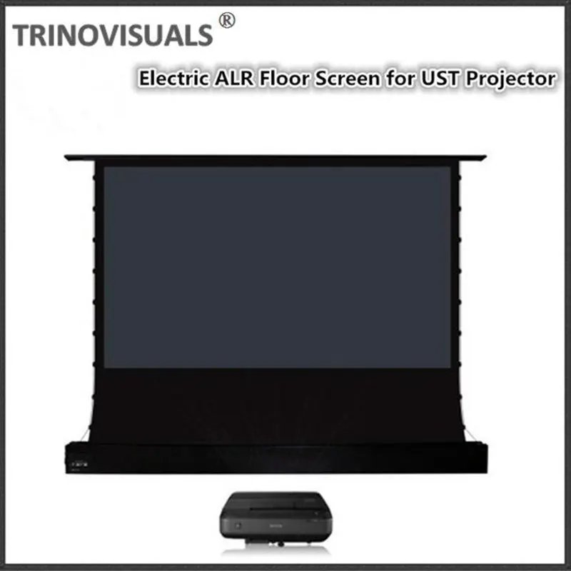 

F1ALRUSTH, 4:3 Floor Rising Projection Screen with Ultra-Short Throw Ambient Light Rejecting material