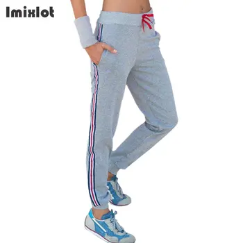 

Long Leisure Pants Women Bottoms Autumn Winter Female Clothes Striped Jogger Harem Pants Sweatpants Sportswear Trousers