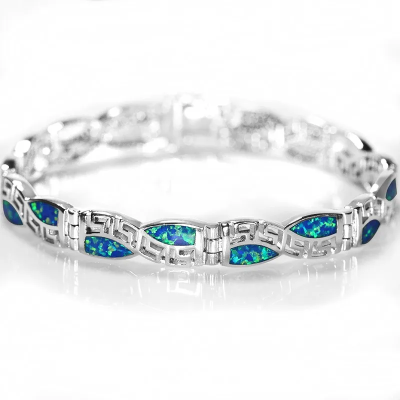 Blue Opal Bracelet And Get Free Shipping On Aliexpress