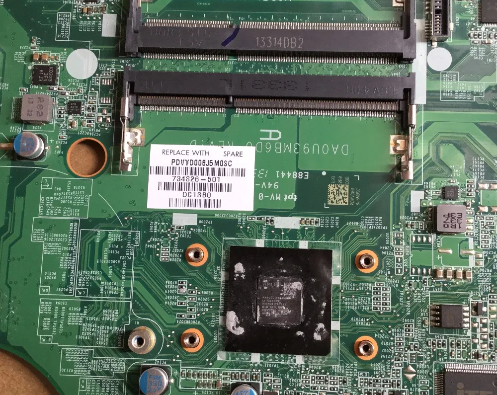 اللوحة المحمول لوحة النظام 734826-501 734826-001 DA0U93MB6D0 ل جناح HP توش 15 15-N A4-5000M 100% اختبار