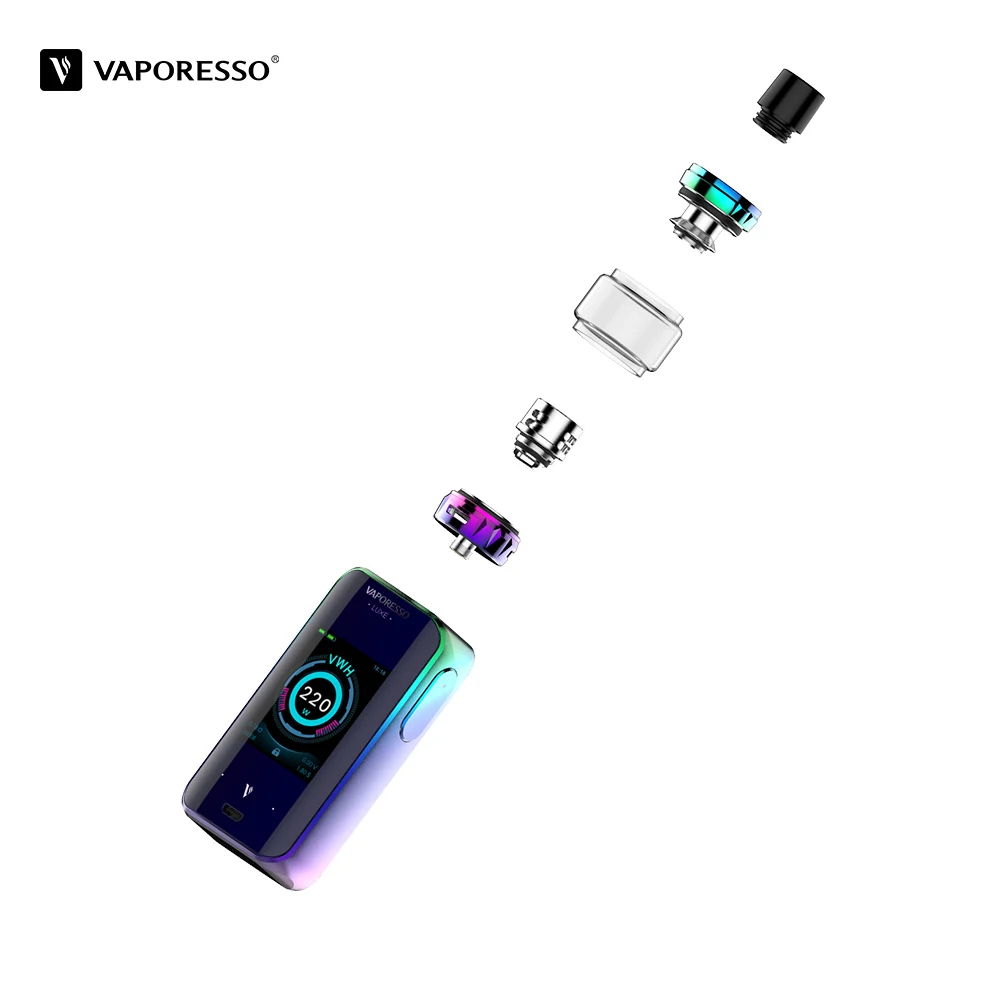 Оригинальные электронные сигареты Vaporesso LUXE S II с 8 мл роскошным зеркальным
