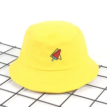 Уличная Панама женская спортивная хип-хоп кепка мужская вышивка арбуз плоская кепка летняя хлопковая Панама для рыбалки Панама для девочек