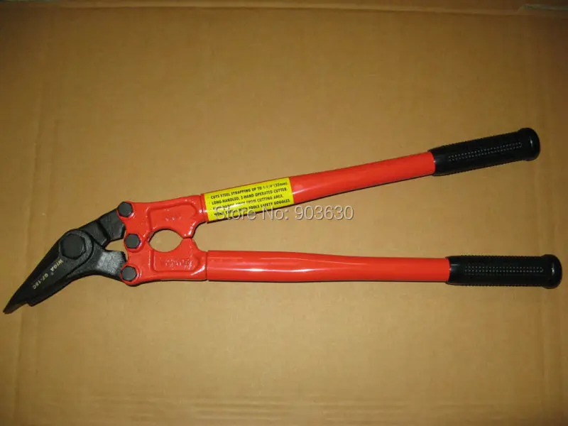 Medium handle steel strip cutter 450mm,steel strapping tool,Manual/Hand