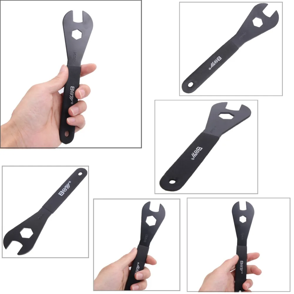

Bicycle Bike Cone Spanner Wrench Spindle Axle Repairing Tool 13/14/15/16/17/18mm