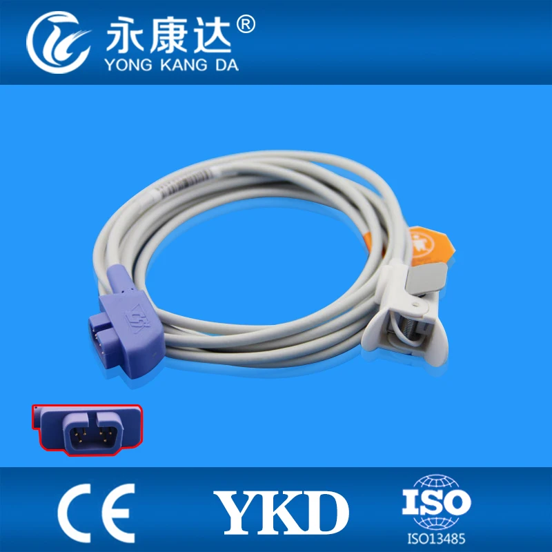

CSI compatible direct reusable pediatric finger clip sensor,3m,6pin