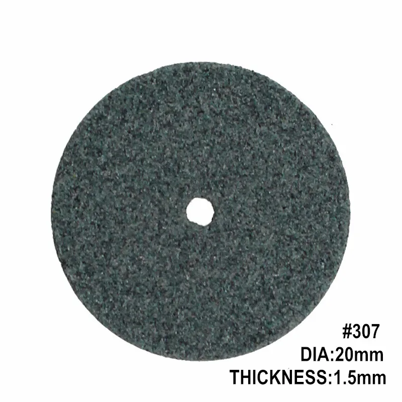 20 Pcs Dental Lab Materials Abrasive Wheels Denture Fine Polishing