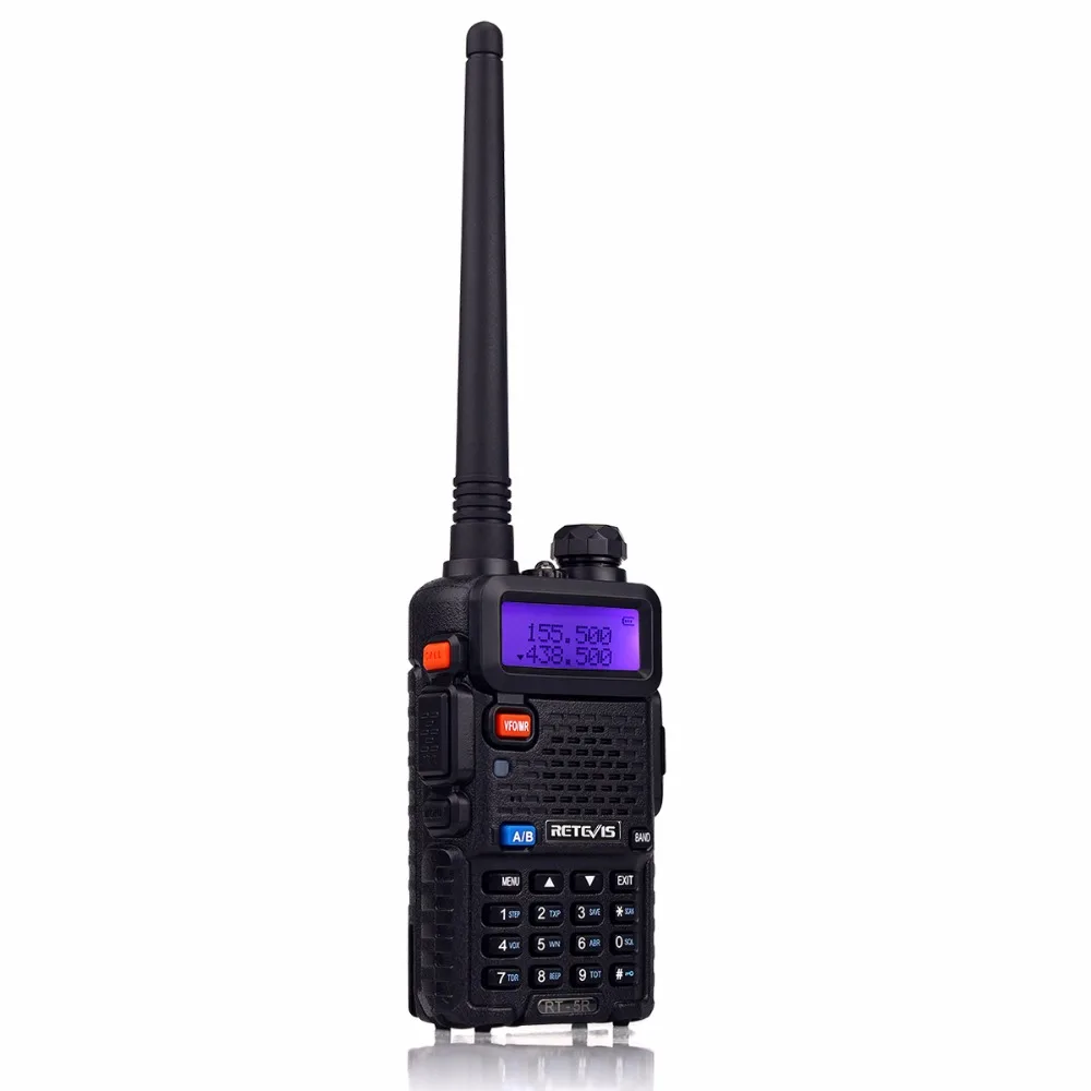 2pcs Retevis RT 5R Walkie Talkie Radio 128CH VHF UHF Dual Band Ham Radio Amador Hf 3