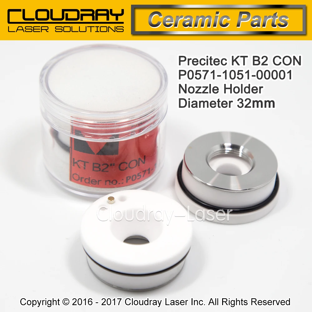 

Laser Precitec Laser Ceramic KT B2 CON P0571-1051-00001 For Precitec Laser Cutting Head 32mm/28.5mm Free Shipping