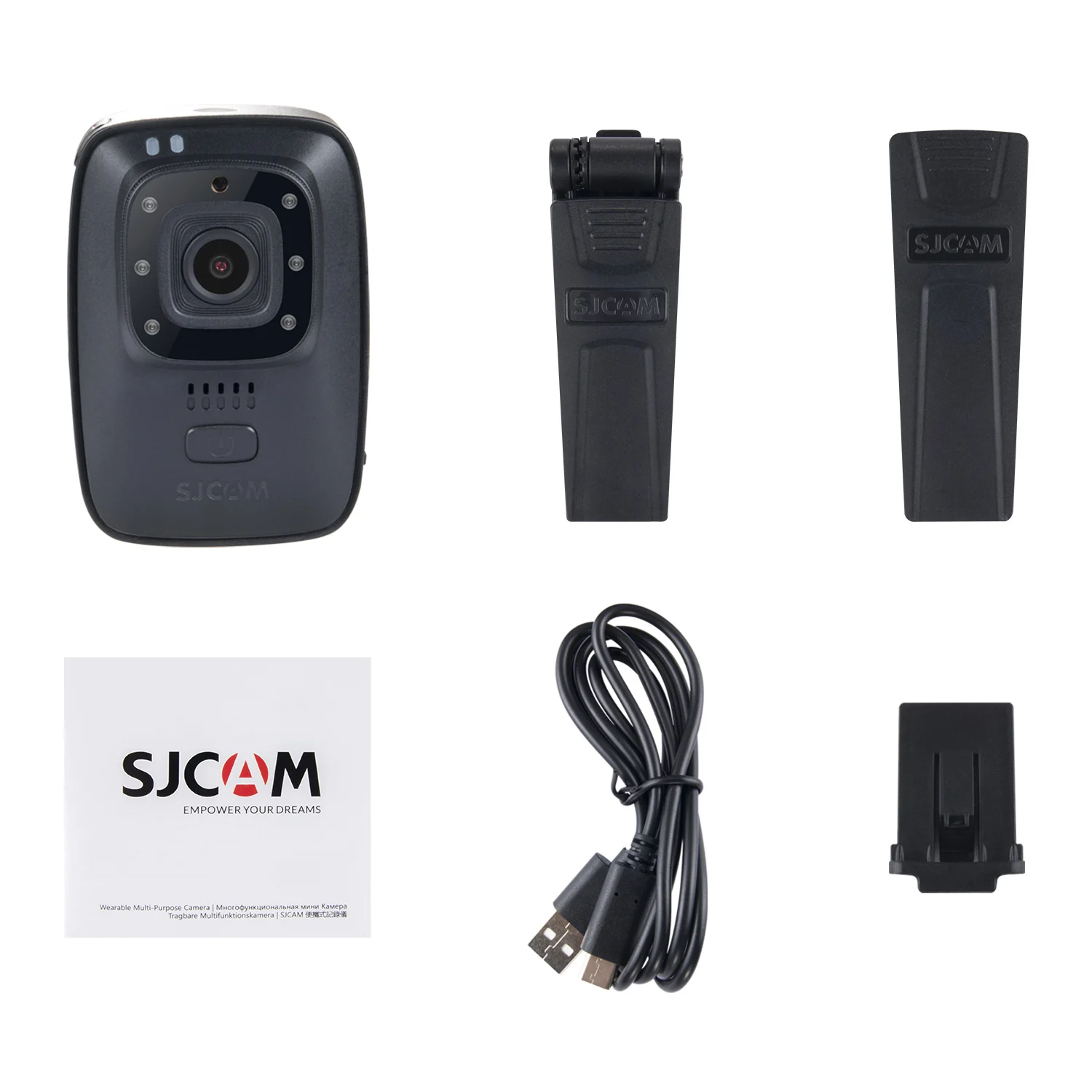 SJCAM A10 Body Camera Portable Wearable Infrared Security Camera IR-Cut Night Vision Laser Positioning Action Camera action camera brands