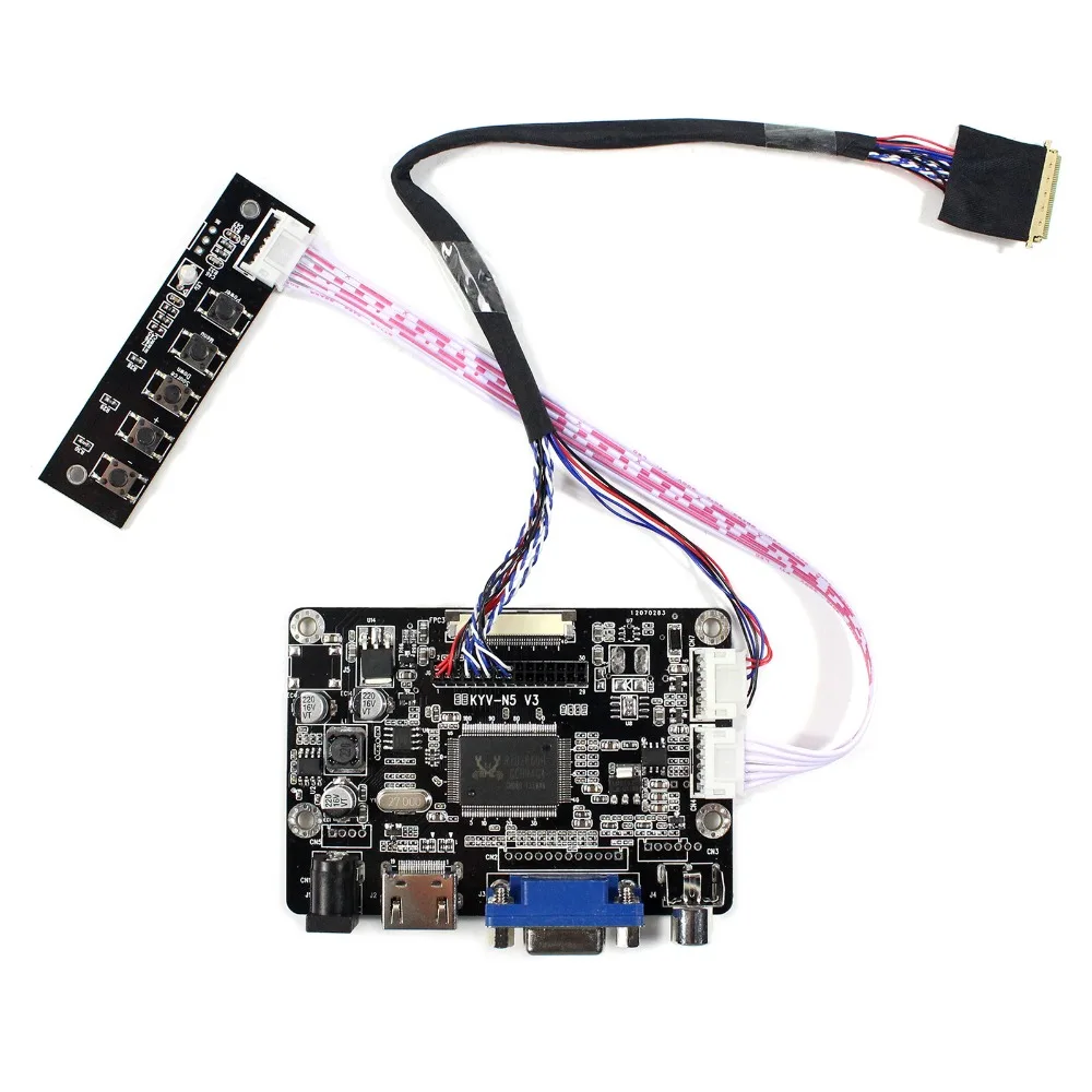 Плата контроллера H DMI + VGA AV LCD для ЖК-экрана 10 1 дюймов 1024x600 HSD101PFW2 B101AW06 LP101WSA |