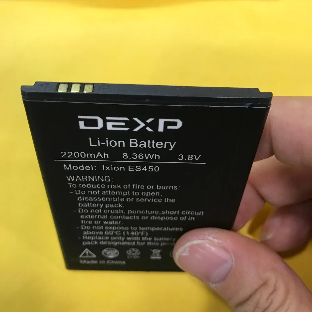 MLLSE Новый 3 8 V 2200mAh Ixion ES450 аккумулятор для телефона DEXP IXION ASTRA|Аккумуляторы