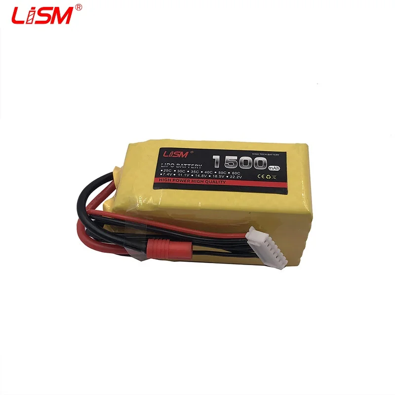 

Lipo Battery 6S 22.2V 1500mAh 60C For RC Quadcopter Drone Airplane Helicopter Car Remote Control Toys Lithium Polymer #40B20