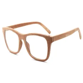 

BerWer Beech wood Design Luxury Glasses Women Original Wood Handmade Glasses Man Fashion Vintage Style