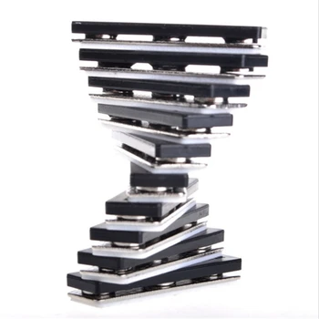 

100pcs wholesale factory Strong Magnetic Name Badge ID Holder w/ Metal Fastener (Silver)