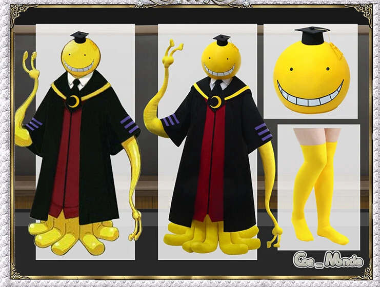 

Assassination Classroom Korosensei octopus uniform cosplay costume customize for any size