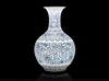 Blue and White Eggshell Porcelain Vases Interlocking Flower Ceramic Vase Handmade Home Decoration Jingdezhen Flower Vases 4