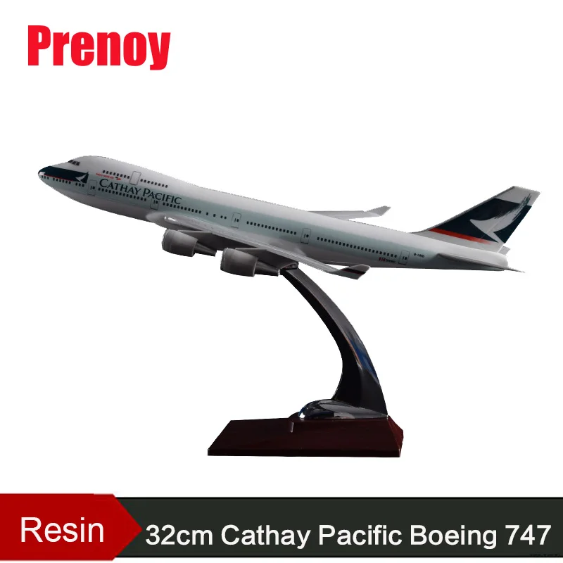 32 см B747 Cathay тихий самолет модель Boeing 747 самолета Гонконг Международная авиация |