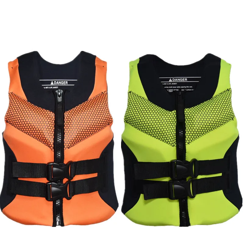 

Sbart Professional Life Vest Neoprene Surfing Rafting Snorkeling PFD Inflatable for Child Adult Swimming Drifting Life Jacket