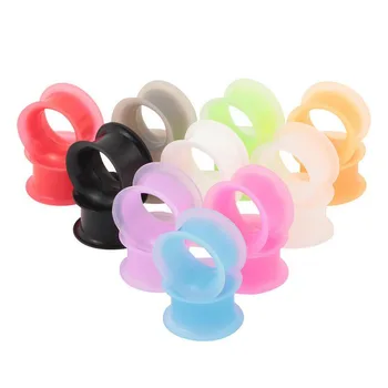 

2Pcs Acrylic Biaural Dilator Puncture Ornaments Piercing Jewelry Ear Plugs Body Ear Ring Jewelry