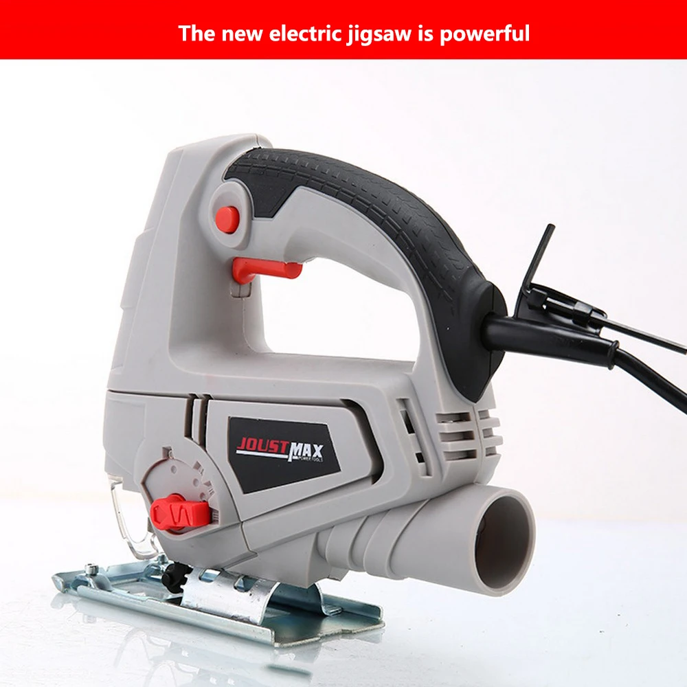 220V 600W Jig Saw Laser Guide 5 Variable Speed Electric Saw with 1 Pieces Blades Metal Ruler Allen Wrench Jigsaw Power Tools