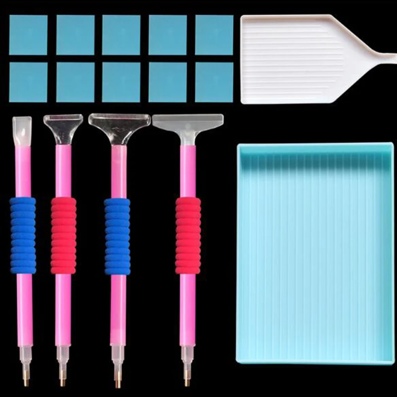 

Diamond Embroidery Accessories DIY Diamond Painting Boxes Tool Kit Cross Stitch Point Drill Pen Set