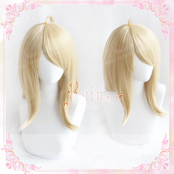 

Dangan Ronpa Danganronpa V3 Pianist Akamatsu kaede Long Soft Golden Blonde Heat Resistant Cosplay Costume Wig