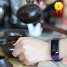 Лучшие продажи спортивный Шагомер сна обнаружения Цвет Смарт Браслет Сердце hd экран подарок для мальчика девочки умный напульсник SmartBand