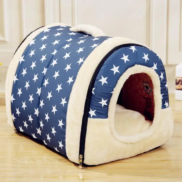 Dog House Nest With Mat Foldable Removable Dog Bed Cat Bed House For Small Medium Dogs Travel Pet Bed Bag