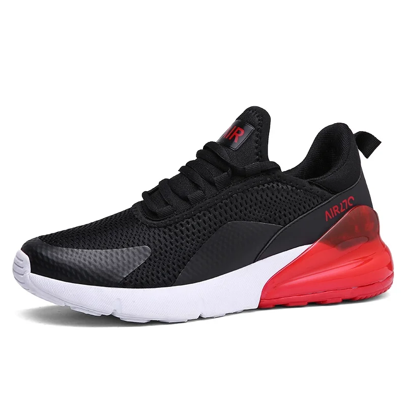 New Arrivals Men's Casual Shoes High Quality Fashion Comfortable Men Sneakers Wear-resisting Non-slip Male Footwears Plus Size - Цвет: black red 50