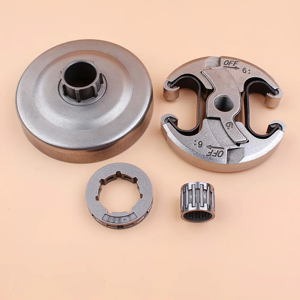 .325 7T Chain Drive Clutch Drum Sprocket Rim Kit For HUSQVARNA 340 345 346 XP