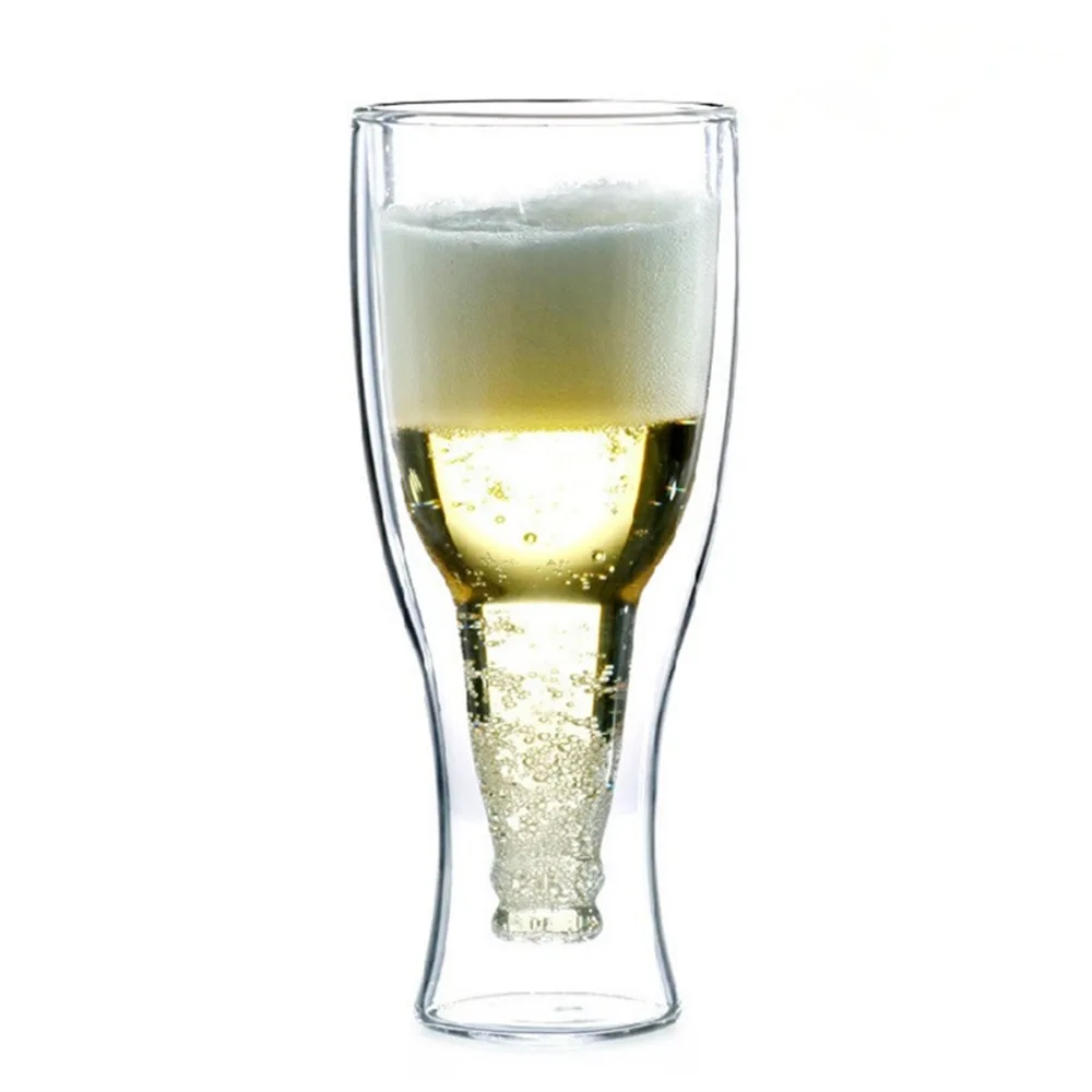Bier Cups Bril Creatieve Vorm Wijnglas Cup Transparant (300 ML)wine