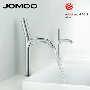 Buy JOMOO Basin Faucet Reddot Award Chrome Bathroom Sink Faucet Mixer Tap Single Handle Single Hole Luxury Quality Faucet