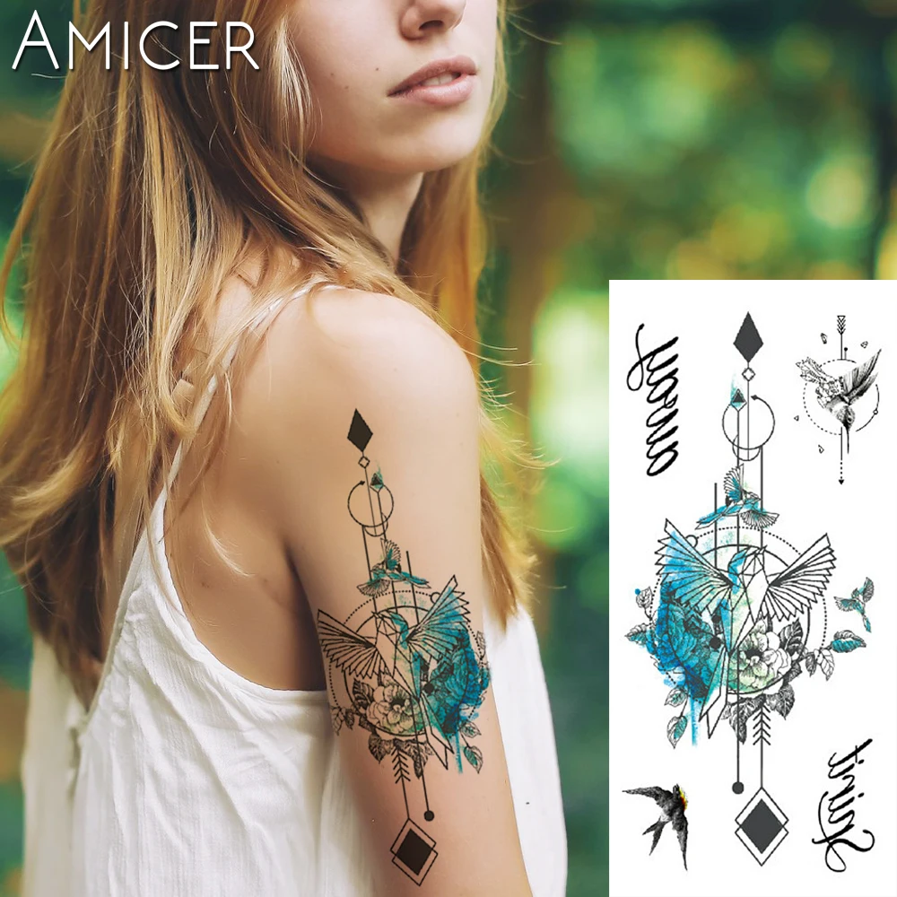 1 шт. временная татуировка с жирафом|tattoo sticker|waterproof tattoo stickertattoo stickers for women |