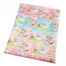 Давид аксессуары 50*145 см мультфильм полиэстер хлопок ткань для ткани детские постельные принадлежности домашний текстиль для шитья куклы Тильда 55503