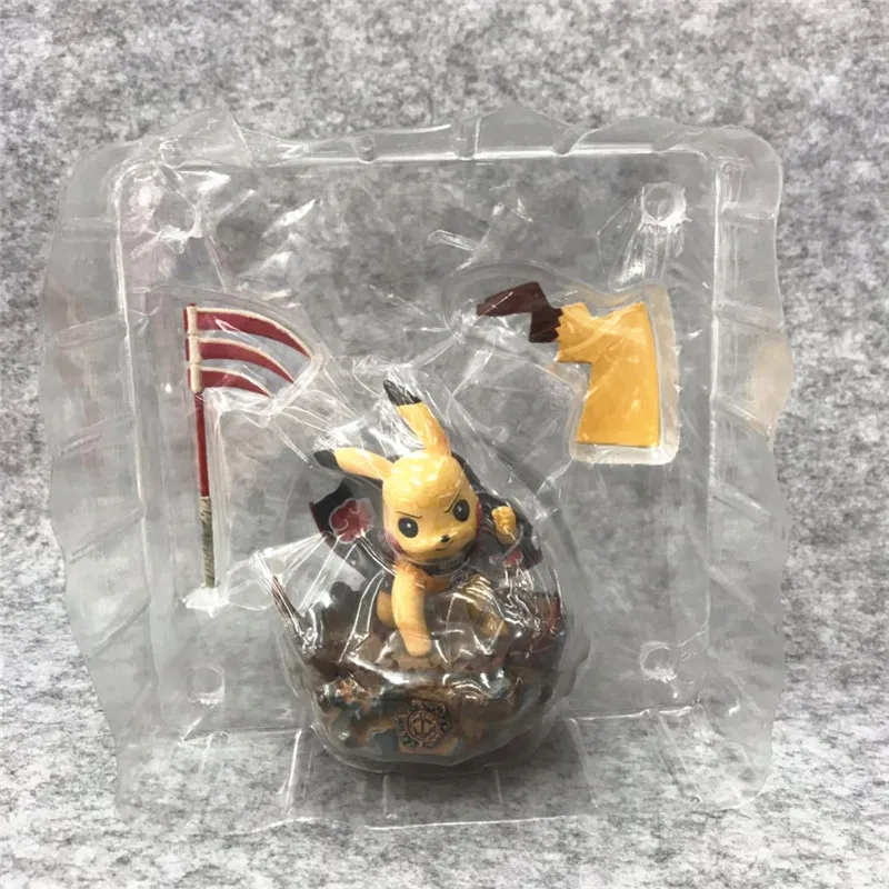 Аниме Pokeball Monster Pikachu Cos Uzumaki Naruto ПВХ Hidan фигурка Коллекция Модель игрушки 12