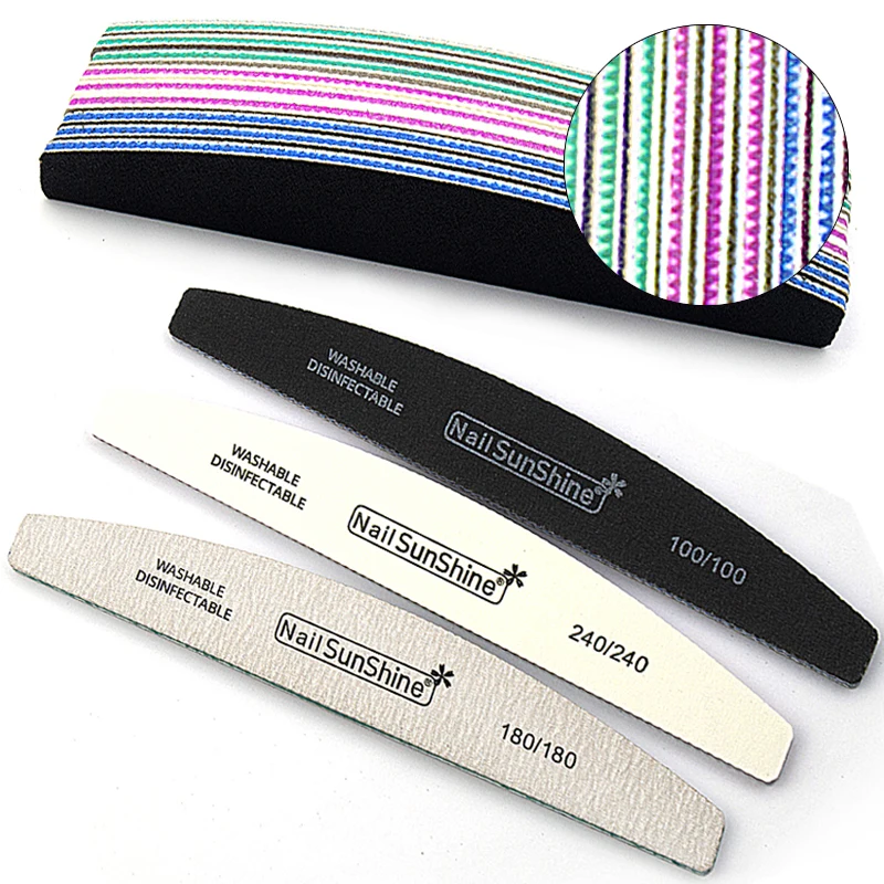 6Pcs Thick Professional Nail File 100/180/240 Buffer Block UV Gel Varnish Emery File Sandpaper Nail Files White/Gray/Black 6Pcs Thick Professional Nail File 100/180/240 Buffer Block UV Gel Varnish Emery File Sandpaper Nail Files White/Gray/Black